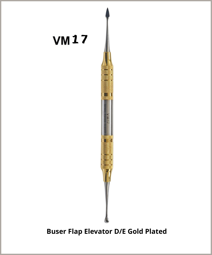 Buser Flap Elevator D/E Gold Plated