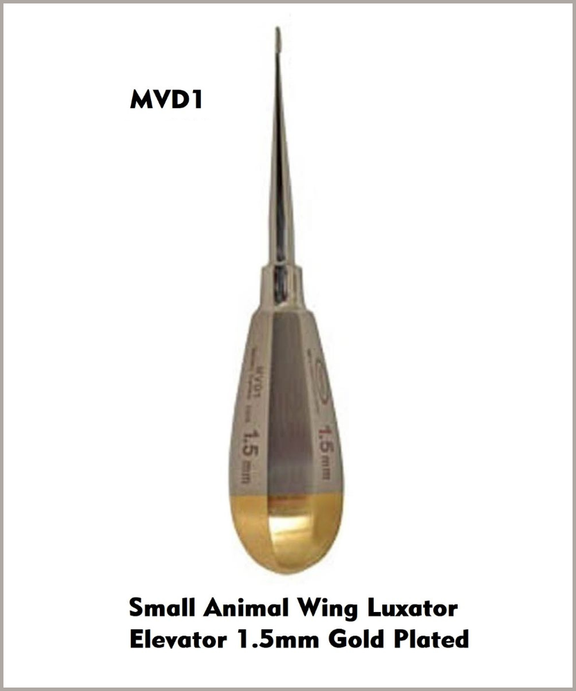 Small Animal Wing Luxating Elevator 1mm Plain