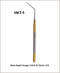 Bone Depth Guage ( 4-6-8-10-12mm ) with Markings