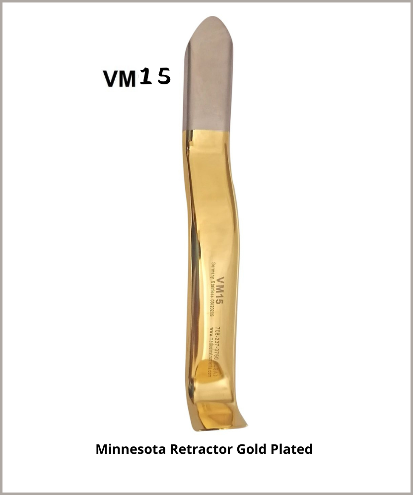 Minnesota Retractor Gold Plated