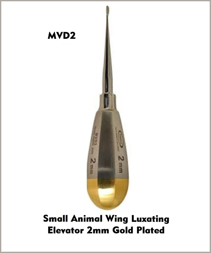Small Animal Wing Luxating Elevator 2mm Plain