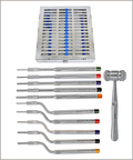 Sinus Lift Osteotome Kit Straight and Offset Concave