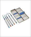 Bernard Spade Root Fragment Extraction Elevator Set of 5 with case