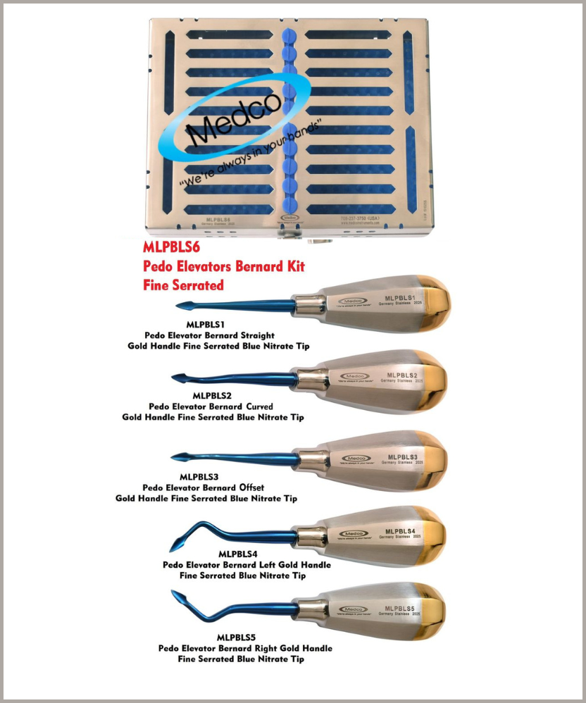 Pedo Bernard Elevator Kit W/ Metal Cassette