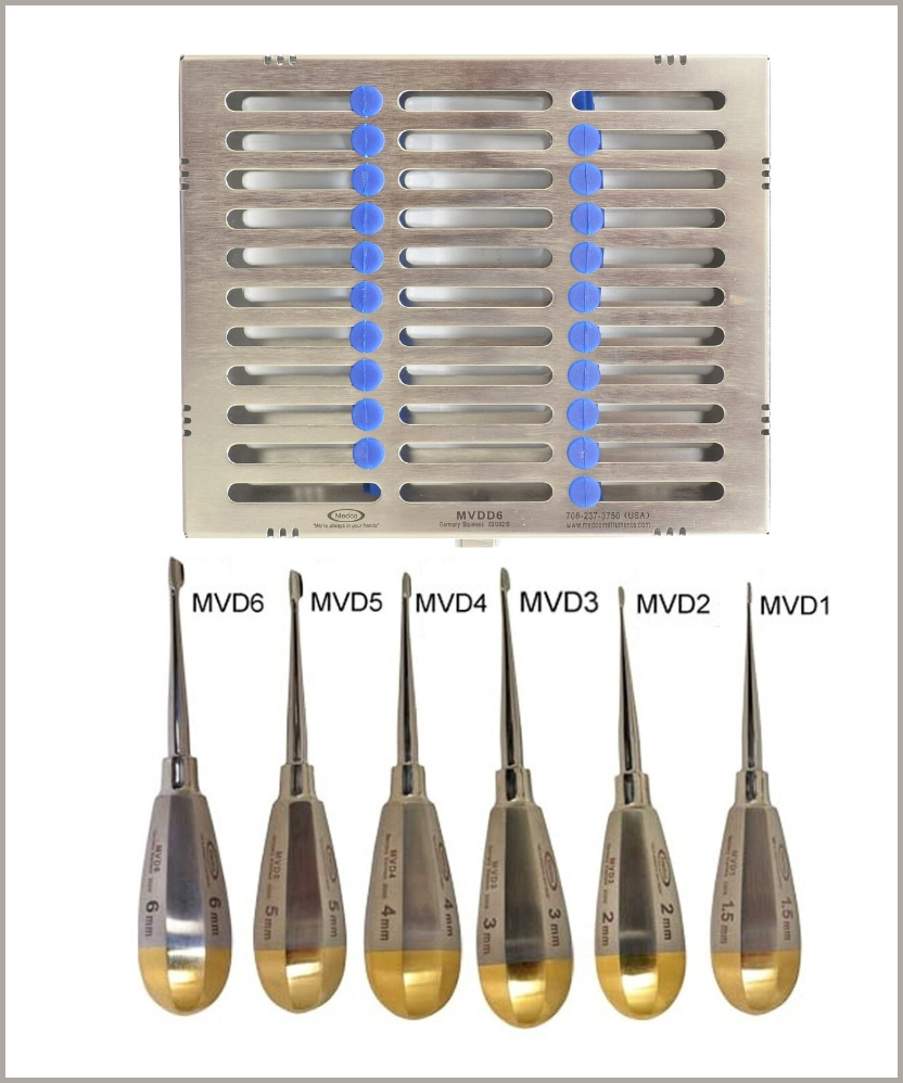 Veterinary Feline/Canine Luxating Elevators Wing Set of 6