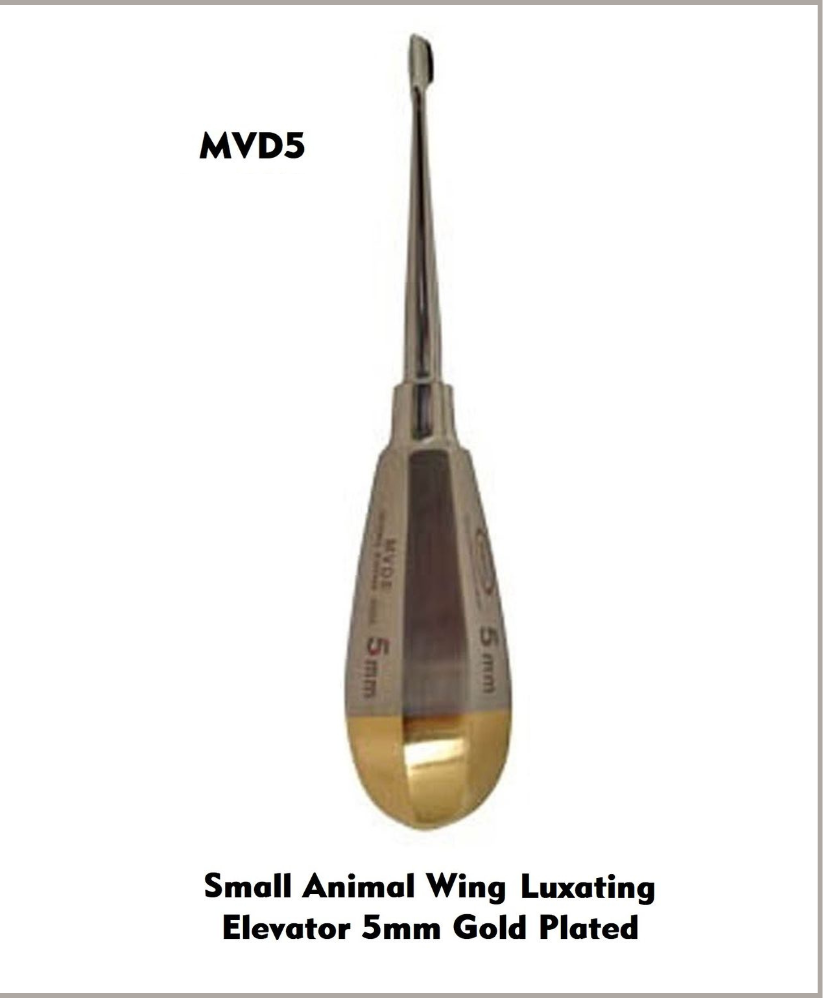 Small Animal Wing Luxating Elevator 5mm Plain