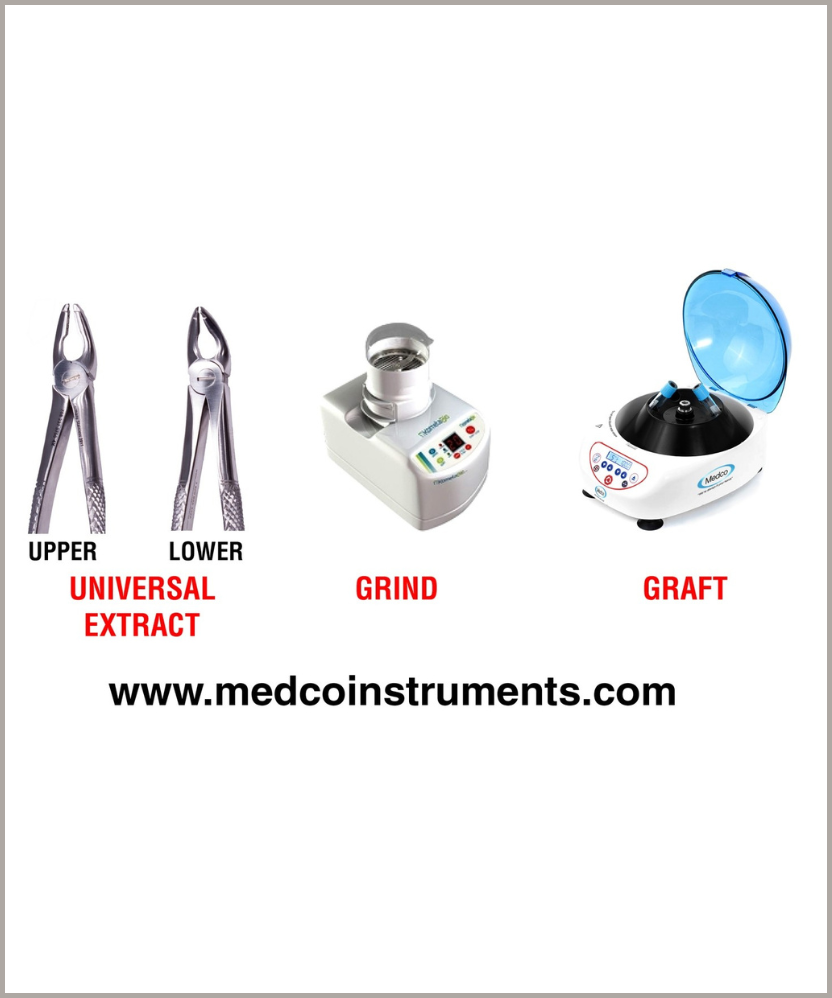 Extraction Forceps - Dentin Grinder - Centrifuge
